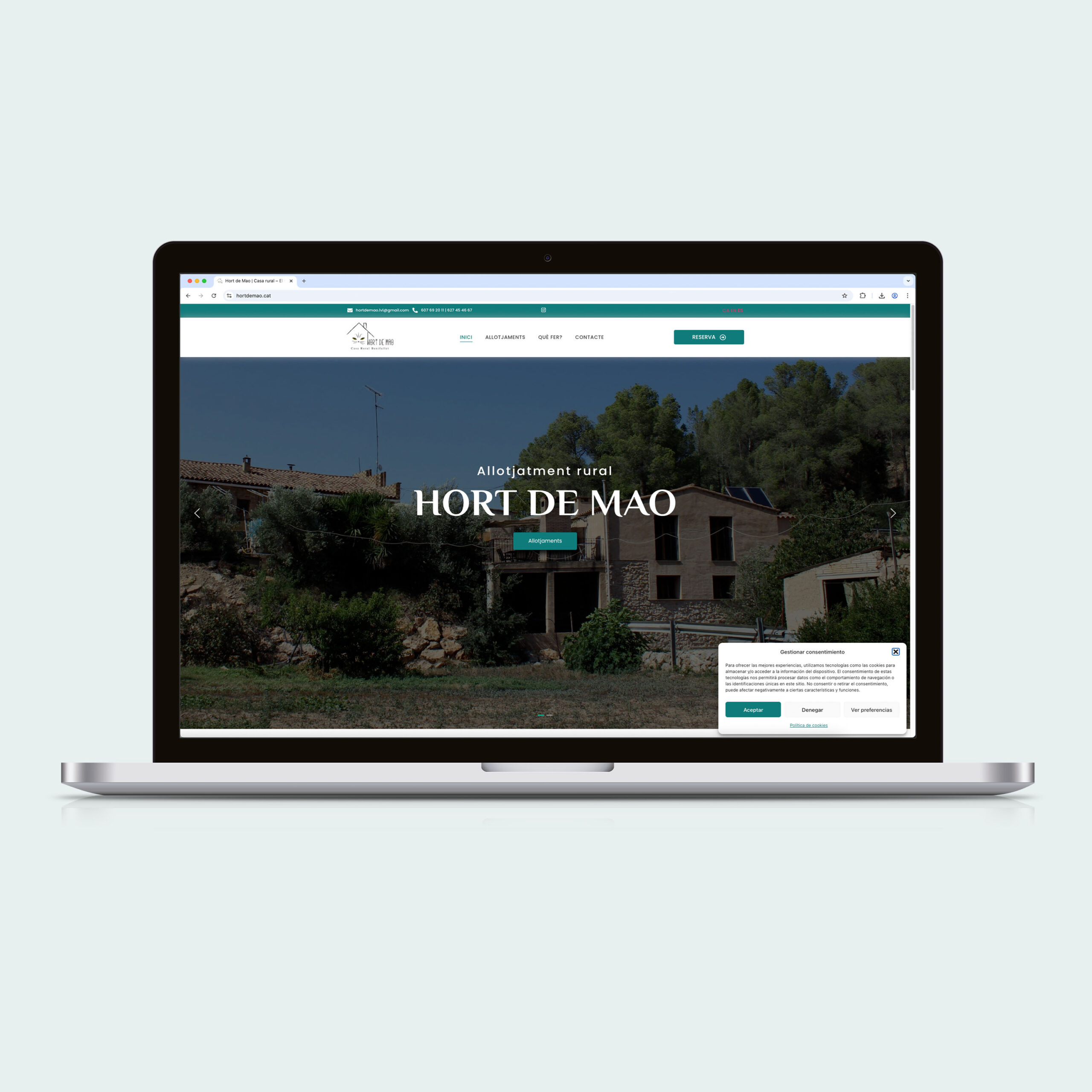 Hort de Mao — Diseño web | AM Studio